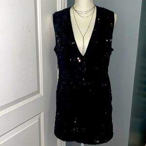 Sparkle Black Dress